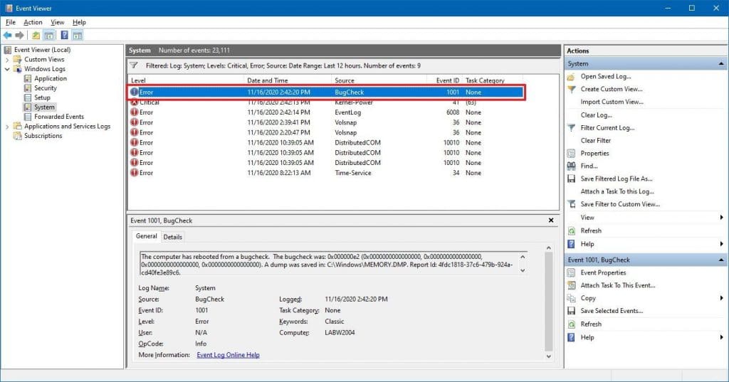 event-viewer-blue-screen-death-windows-10