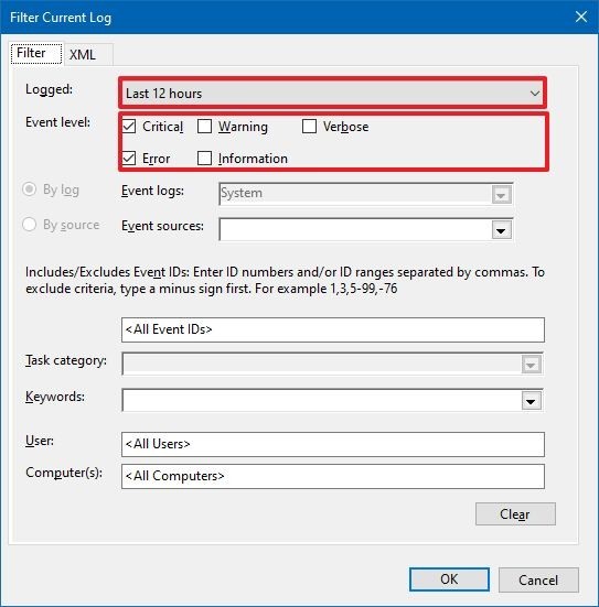 filter-log-event-viewer-find-bsod