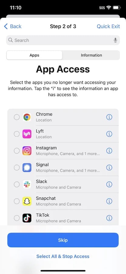 safetycheck_app_access