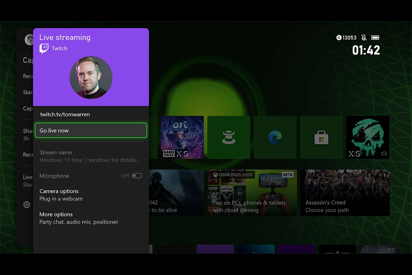 Twitch Streaming ဟာ Xbox Dashboard ဆီကို ပြန်သွား နေပါတယ်